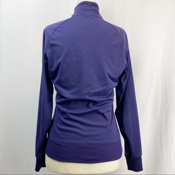 Nike Golf  Fit Dry Dark Purple Zip Up Track Jacket - Picture 3 of 6